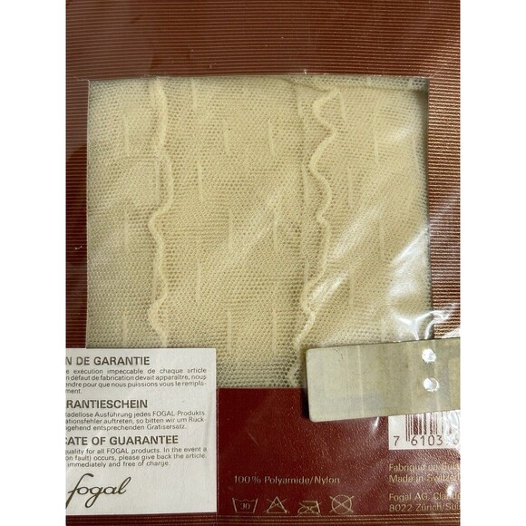 NEW FOGAL SWITZERLAND HAPPY TEARS 157 PANTYHOSE 2100 NOIR - S - Picture 8 of 13